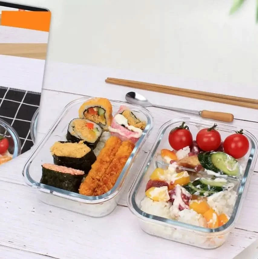Hitzebeständige Glas-Lunchbox 1400 ml Rechteckiger Dichtungs-Dichtungsbehälter geeignet