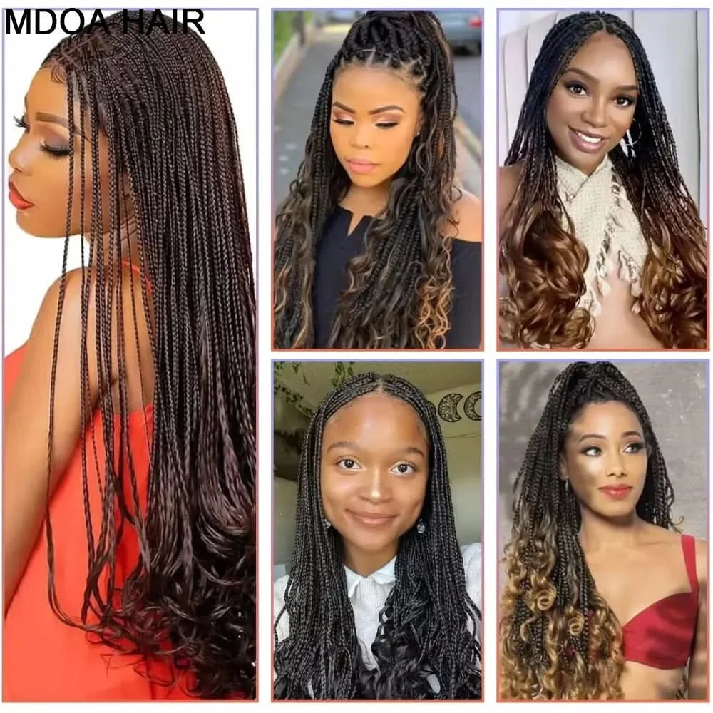 Jumbo Boho Curl French Braids für Häkelzöpfe, lockiges Jumbo-Haar, hochwertige Bio-Faser, 400 g, 65 cm, BOHO