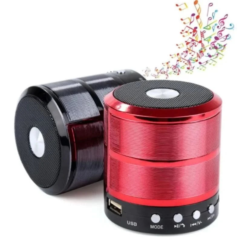Mini-Bluetooth-Lautsprecher tragbar mit USB, MP3, Klinke, SD und FM-Radio