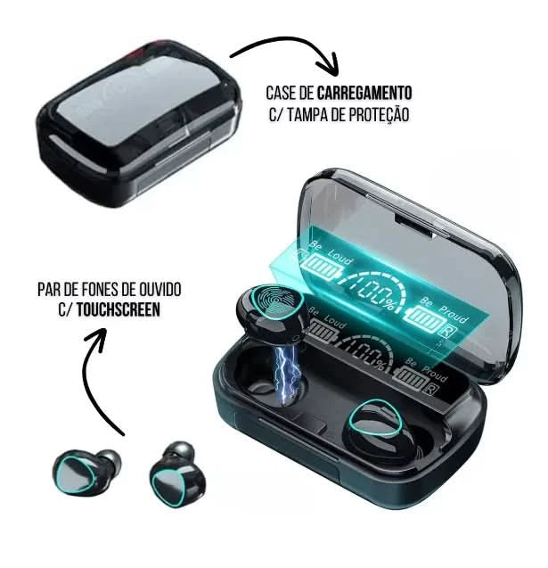 Bluetooth Headset Tws M10 F9 mit Powerbank Digitalbildschirm-Neverdie Store