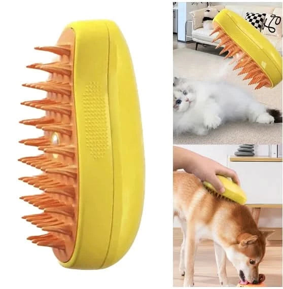 3-in-1 Katzen-Dampfbürste-Massagebürste-Haarentferner-Tierkamm-Neverdie Store
