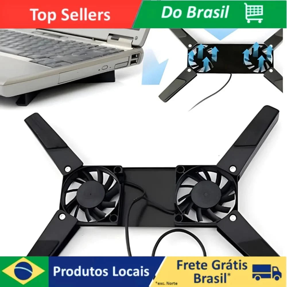 Notebook Base Support With Ventilating Cooler