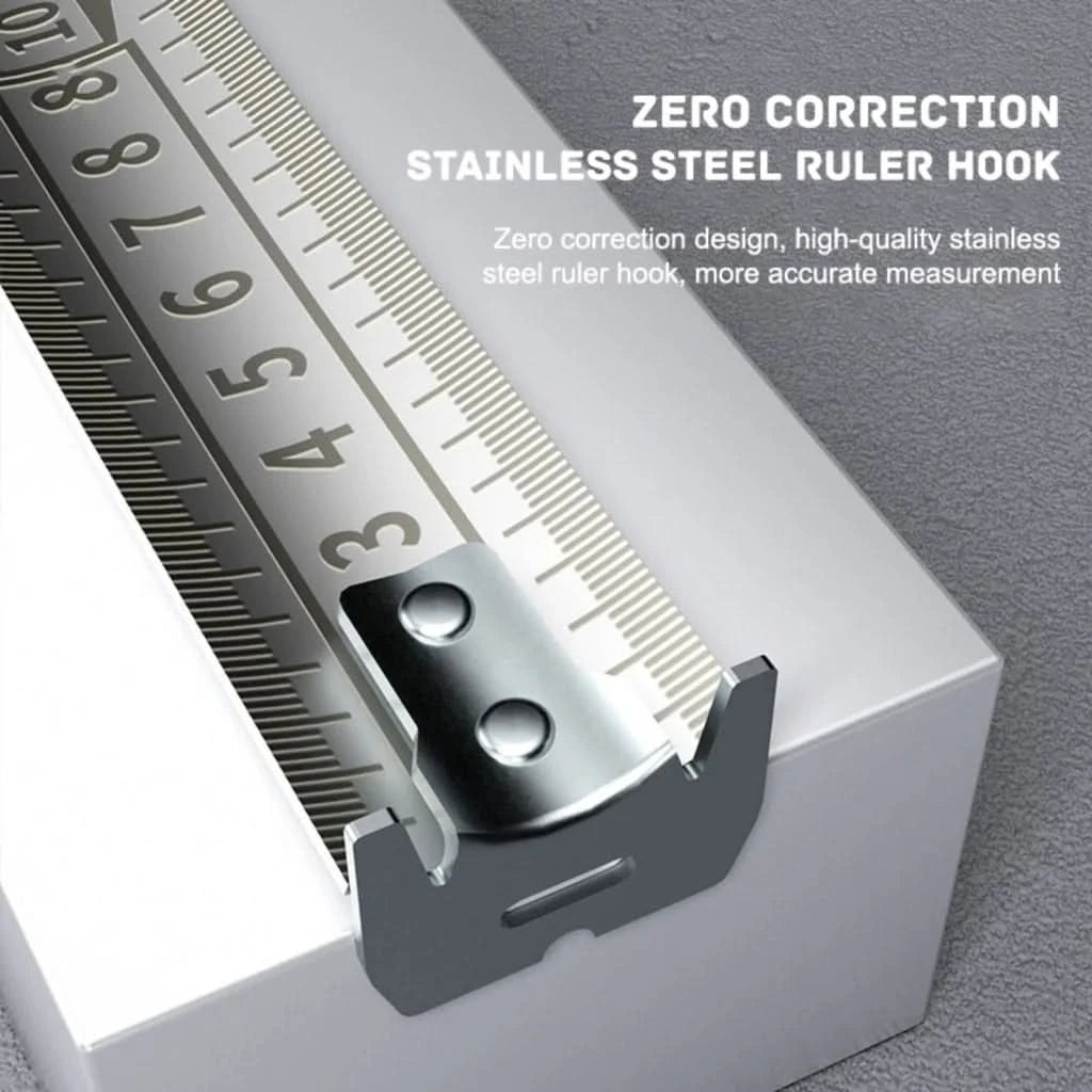 High Precision Stainless Steel Tape Measure 3M 5M 7.5m Durable Compact Tool for Professional and Household Measurement