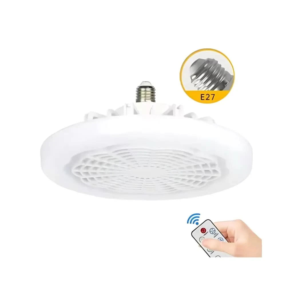 Deckenventilator mit LED-Lampe und Fernbedienung Steckdosen-Ventilator