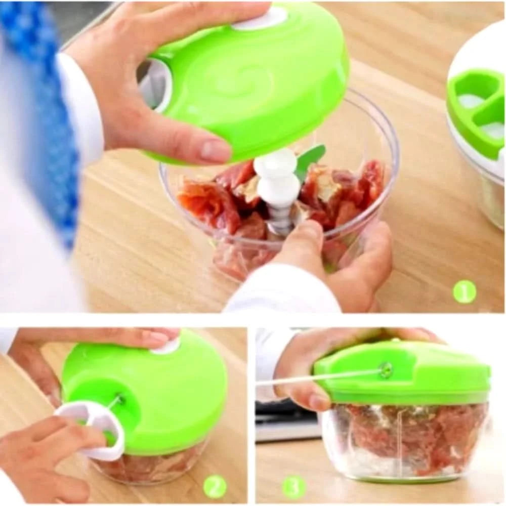 Premium 3 Blades Inox Multi Manual Food Processor