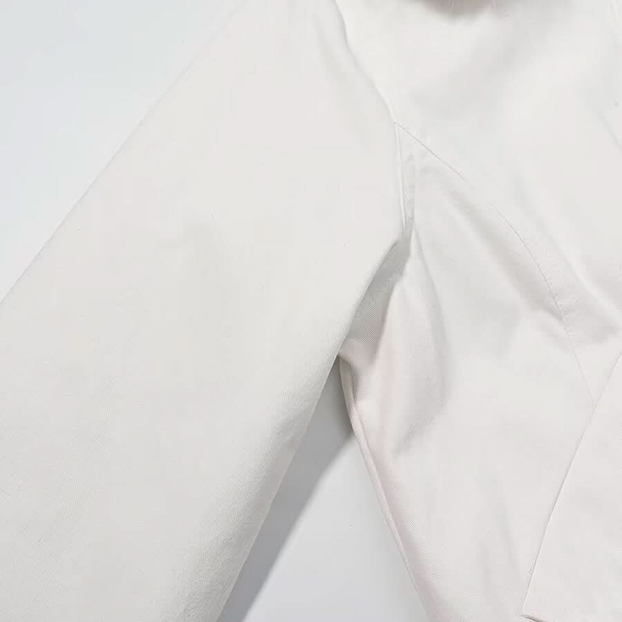 Baumwolljacke mit Kapuze und abnehmbarem Pelzkragen