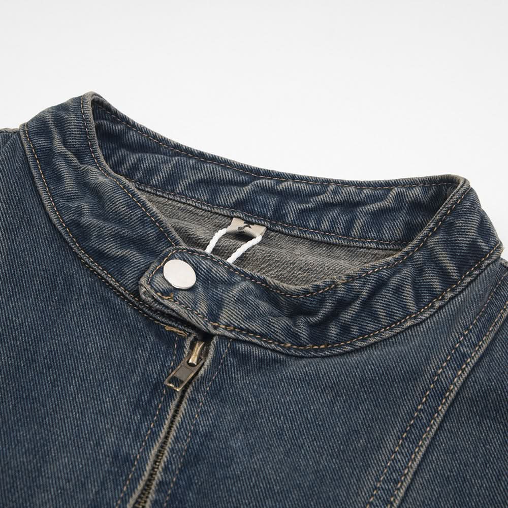 Short denim jacket