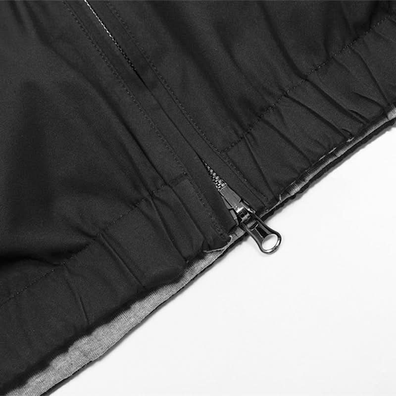 Wear a high neck jacket on both sides for sports