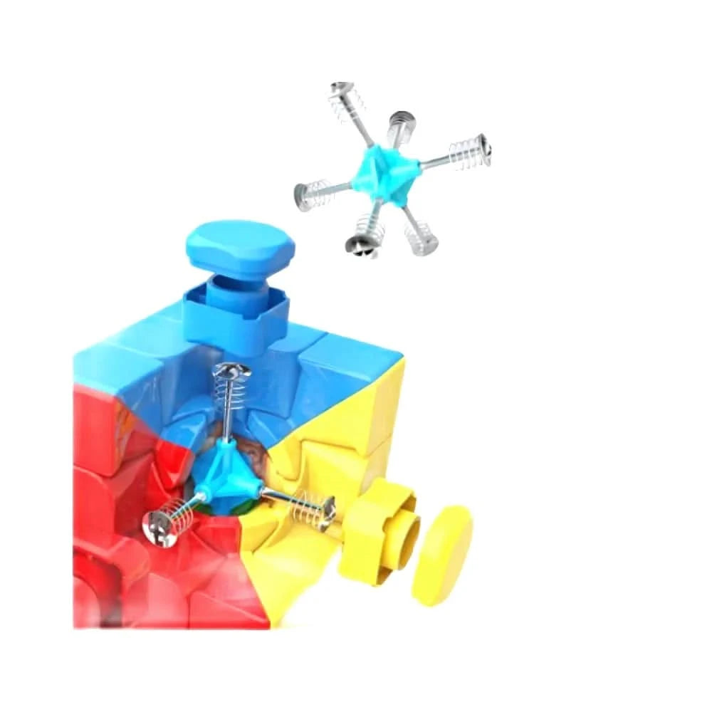 Magischer Anti-Stress Würfel Lustig 3x3x3 Interaktiv Professionell Speed Gold Edition Geschwindigkeit