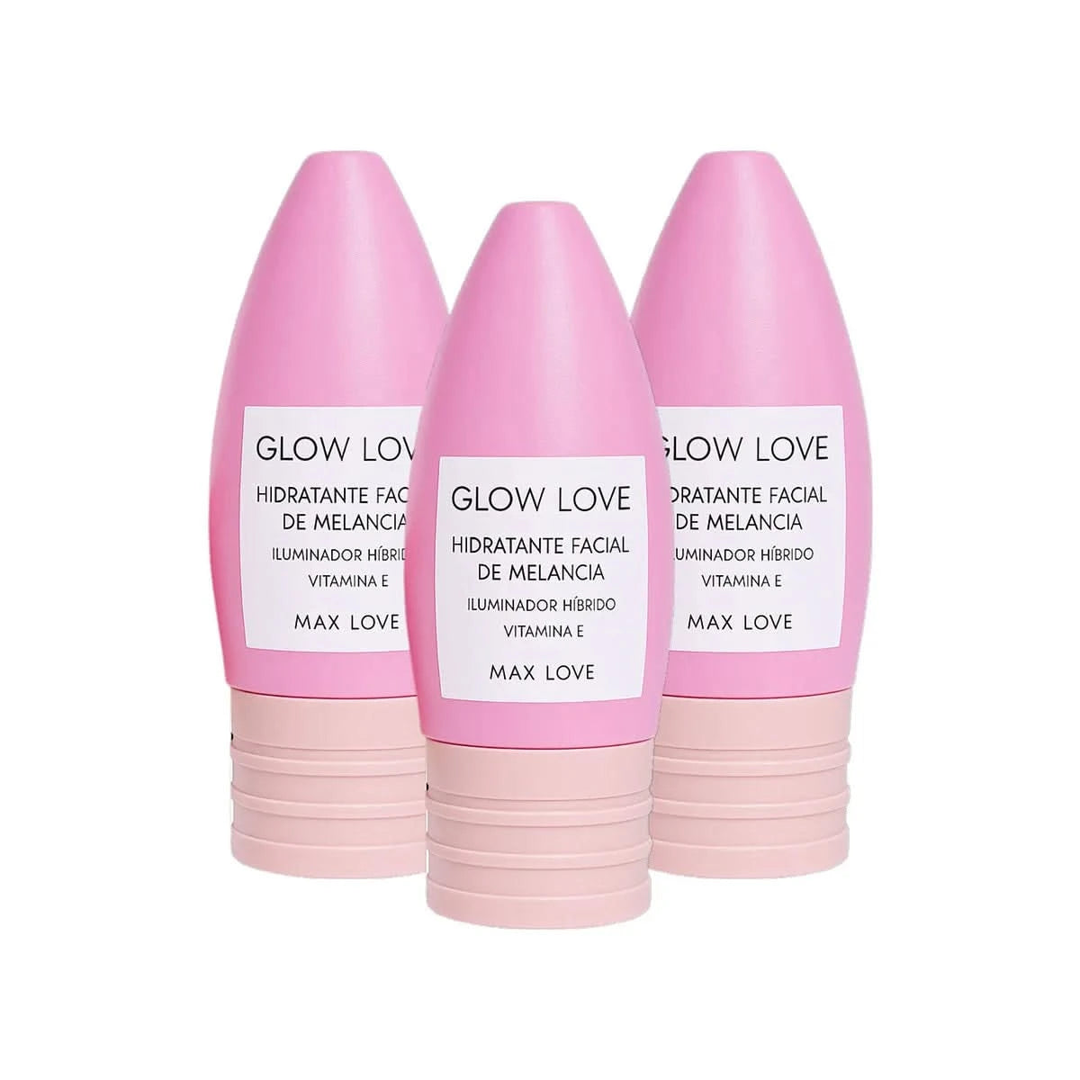 Wassermelonen Gesichtsfeuchtigkeitscreme Glow Love 60g Max Love-mit Hyaluronsäure, Niacinamid und Vitamin E