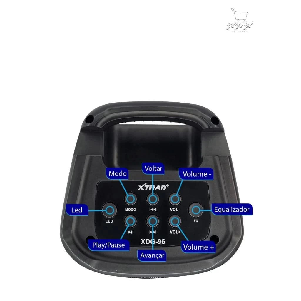 Bluetooth-Lautsprecher Tragbar RGB-LED TWS Stereo Multimedia