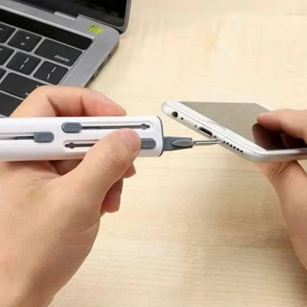 3 in 1 Multifunctional Cleaning Pen for Bluetooth Earphone, Airpods, Keyboard, Mobile Phone, Universal