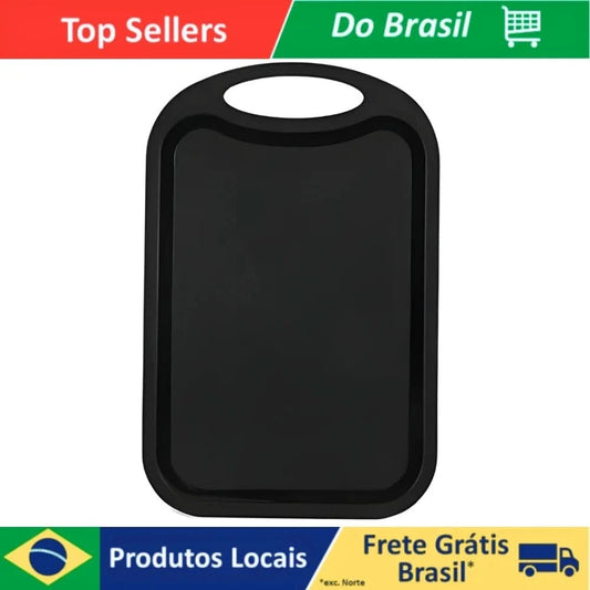 Light And Resistant Plastic Multipurpose Cutting Board For Meat And Vegetables With Catcher