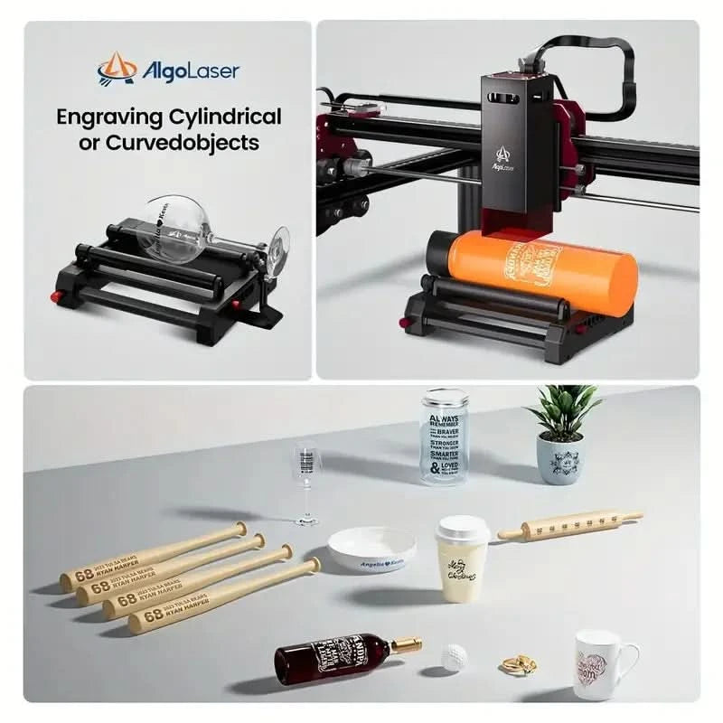 AlgoLaser DIY KIT MK2 10W for New Beginner Wood Engraving Mini Machine for DIY Crafting Glass Leather Engraving Area 400X435MM