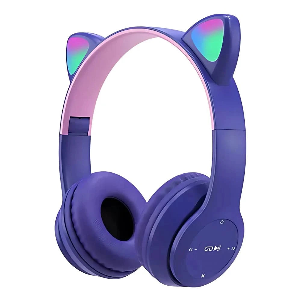 Bluetooth-Katzenohren-Headset LED Jungen Mädchen verschiedene Farben