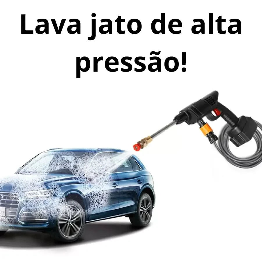 ZOMMI High Pressure Jet Washer Portable Wireless Rechargeable Battery Black Color 110V/220V Car Cleaner