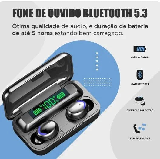Bluetooth Headset Tws M10 F9 mit Powerbank Digitalbildschirm-Neverdie Store
