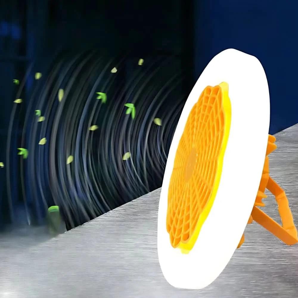 Deckenventilator mit LED-Lampe und Fernbedienung Steckdosen-Ventilator