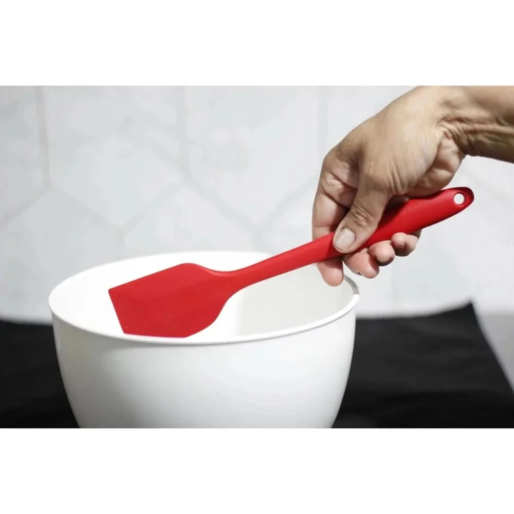 Pincel Culinaria Silicone Cor Vermelho Utensílios Cozinha