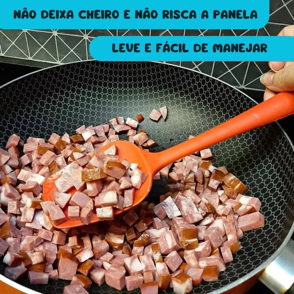 Pincel Culinaria Silicone Cor Vermelho Utensílios Cozinha