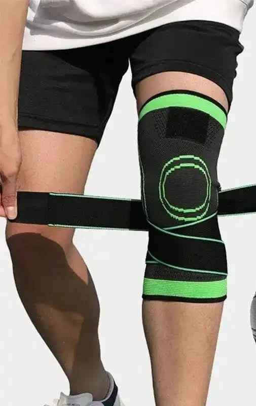 2er-Set Kompressions-Kniepolster mit verstellbaren Griffen für den ganztägigen Einsatz beim Laufen, Training und Sport