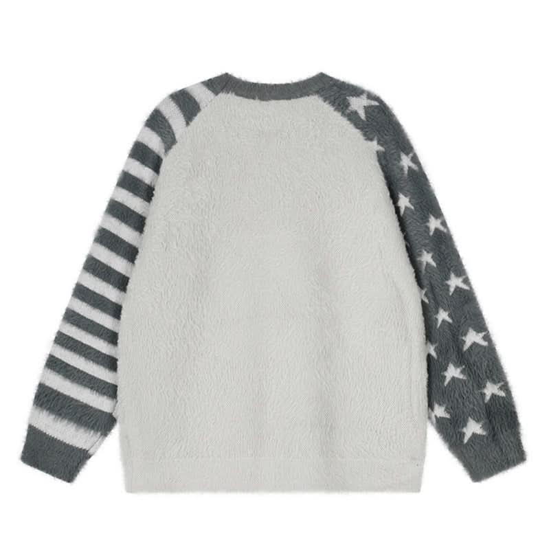 Loose Casual Versatile Round Neck Knitwear for Women, Couple Top