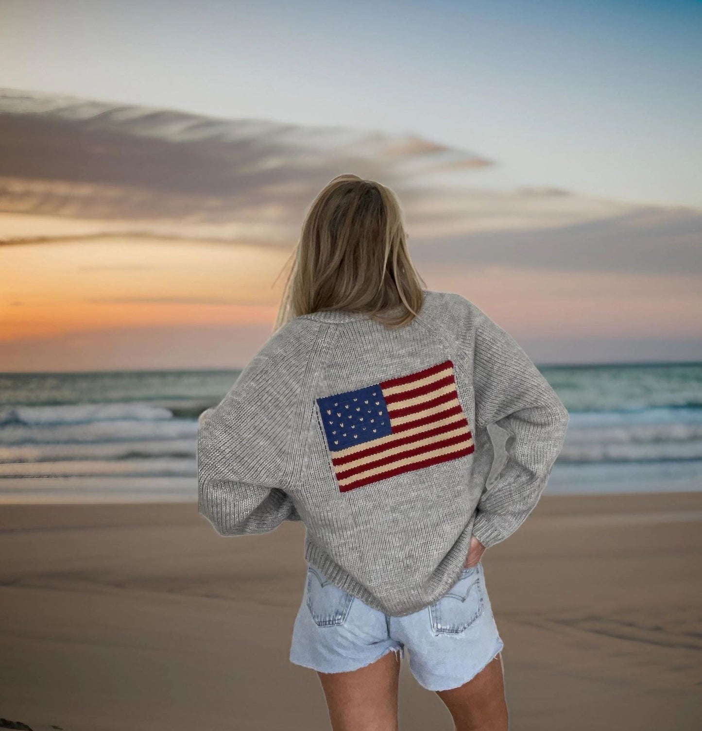 Long sleeved cardigan jacket