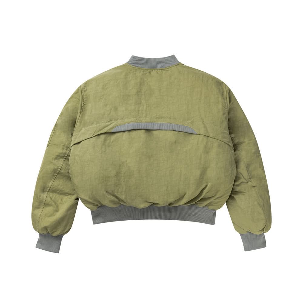 Double sided thick baseball jersey cotton jacket