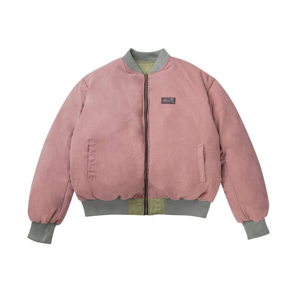 Double sided thick baseball jersey cotton jacket