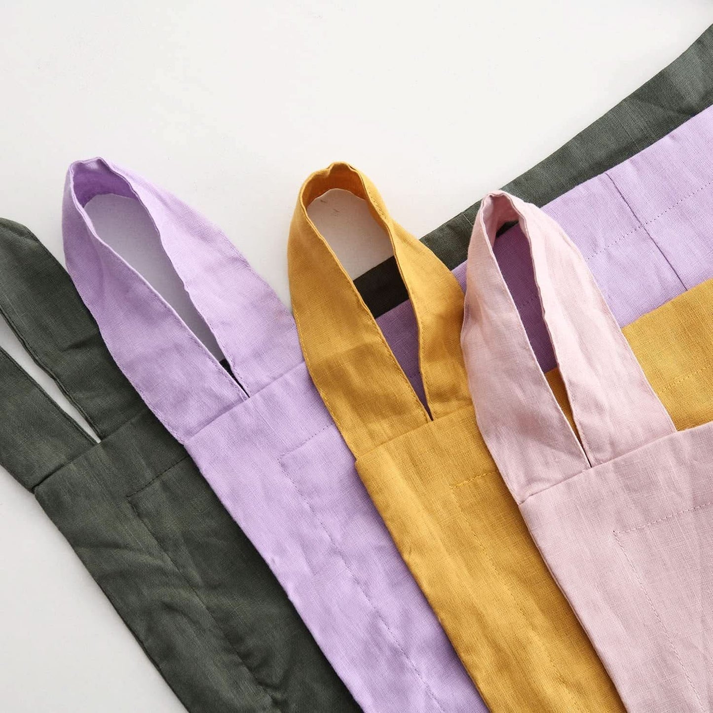 Fashion Design Cotton Linen Hollow Laundry Bag Large Capacity Clothing Storage Bag for Organizing Miscellaneous Items