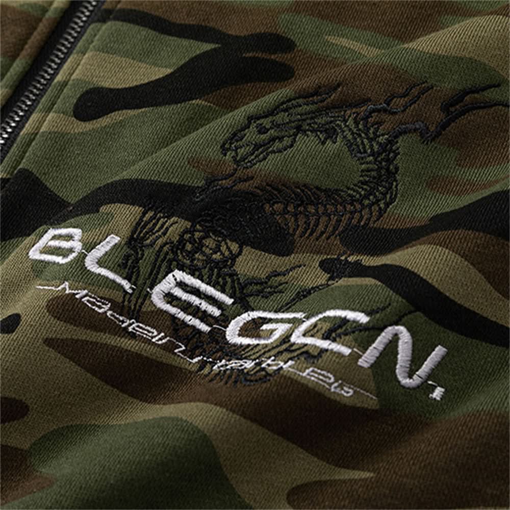 Shark hooded camouflage hoodie