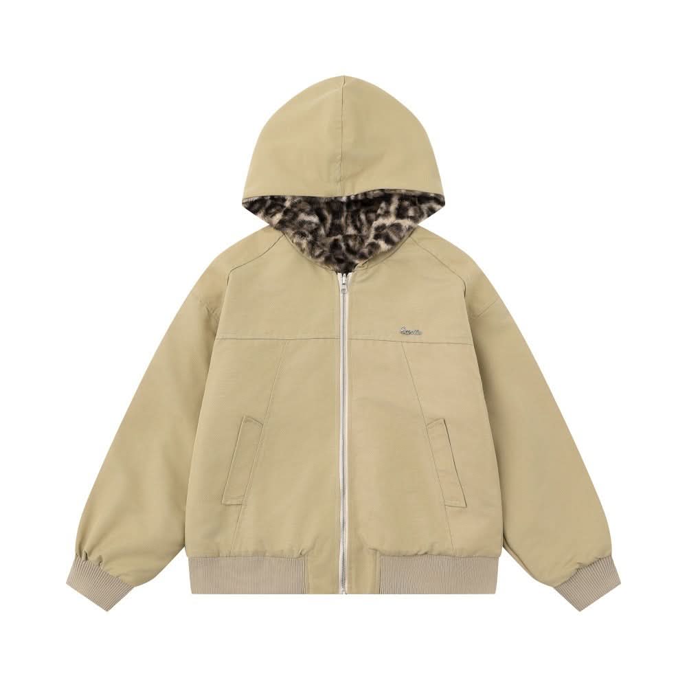 Double sided hooded jacket
