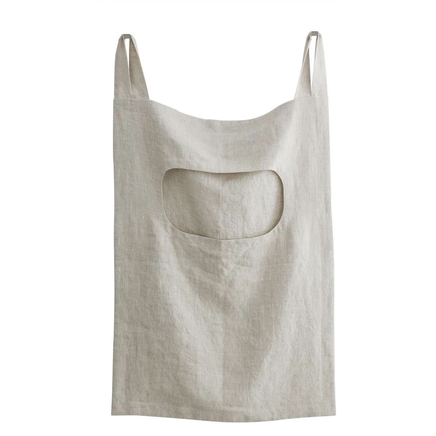 Fashion Design Cotton Linen Hollow Laundry Bag Large Capacity Clothing Storage Bag for Organizing Miscellaneous Items