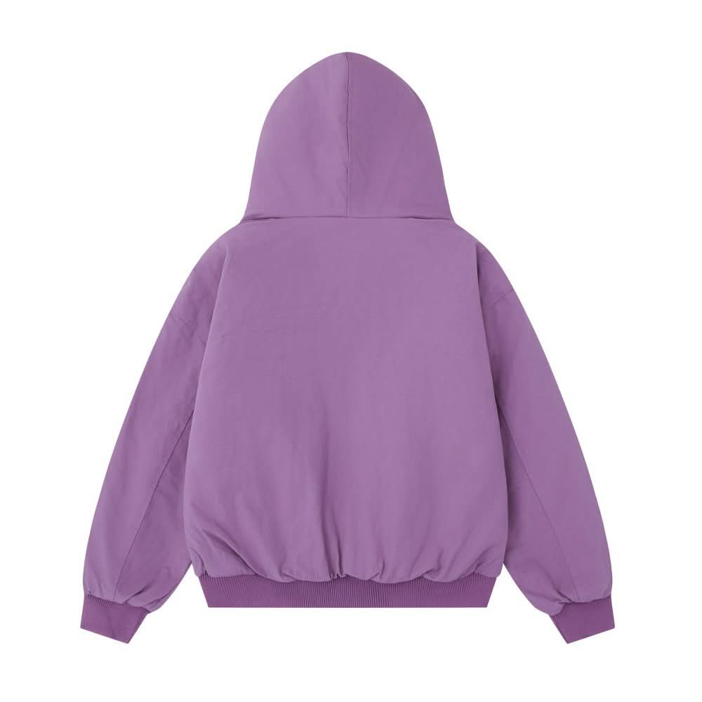 hooded cotton jacket