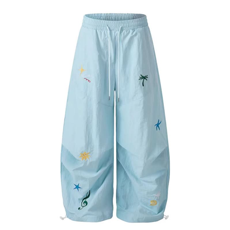 Cargo Fallschirmjägerhose Damen Locker Gerade Weites Bein Freizeithose