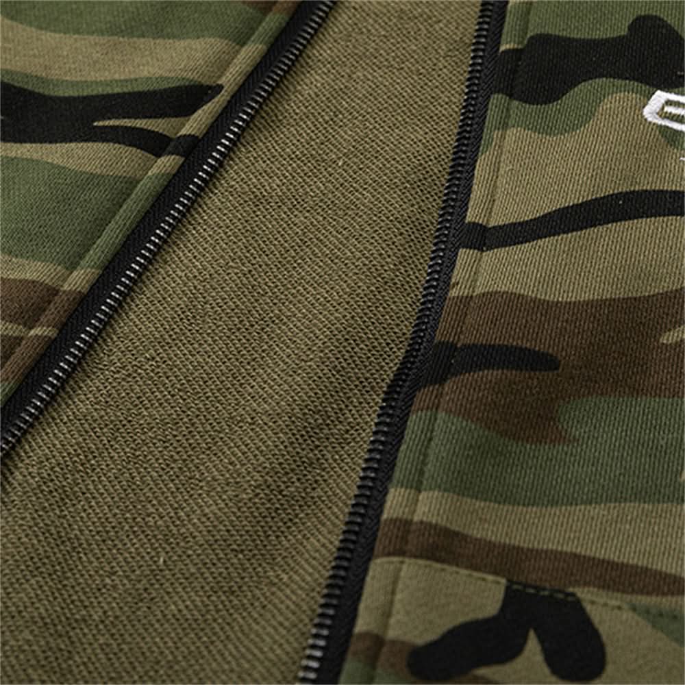 Shark hooded camouflage hoodie