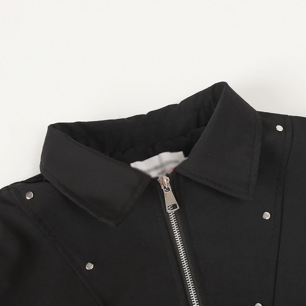 Loose collar workwear jacket