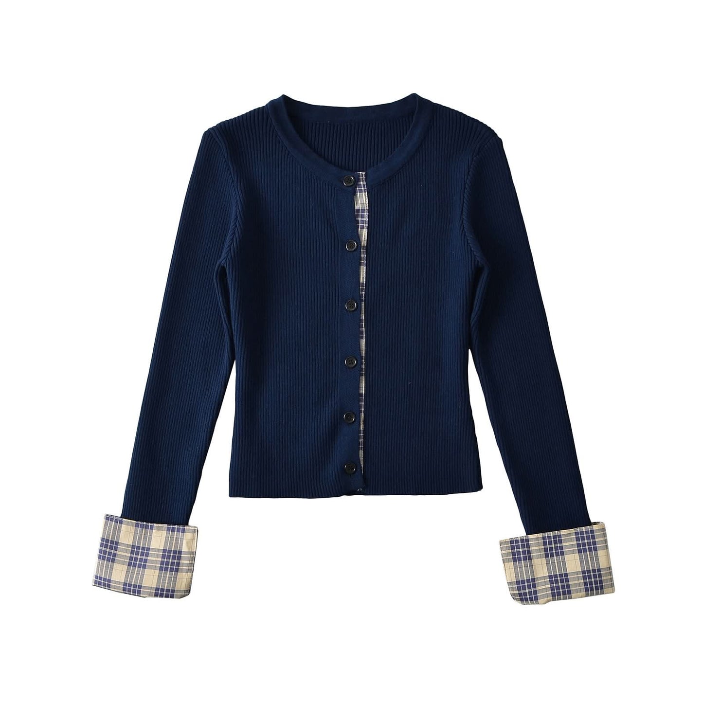 Einreihiges Cardigan-Top