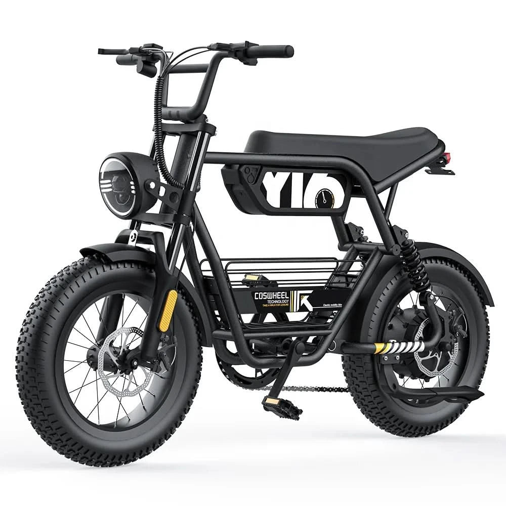 EU US Warehouse Ready Stock COSWHEEL Y16 16 Inches Eu Warehouse Full Suspension E Cycle Electric Bicycle UL2849
