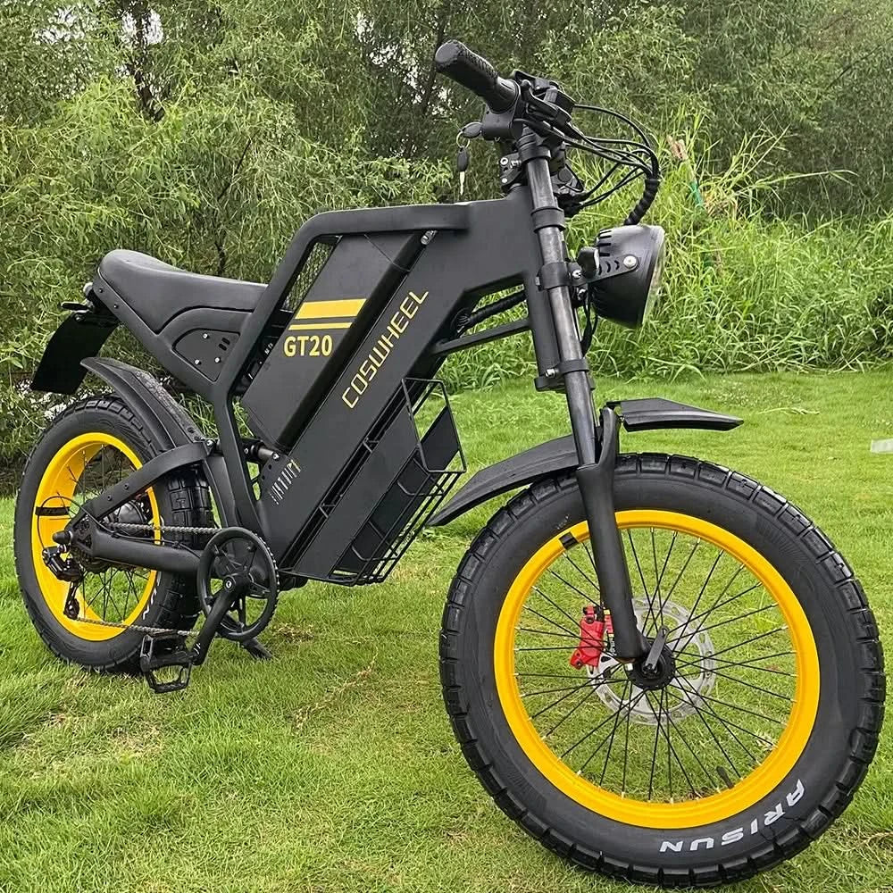 EU auf Lager Coswheel GT20 20 Zoll Fat Tire 750 W 1000 W 1500 W Elektrisches Rennrad Offroad 48 V 25 Ah 7-Gang Elektro-Mountainbike
