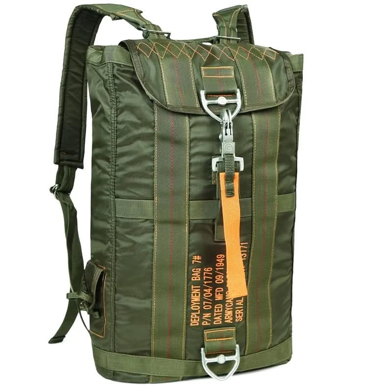 LQARMY Robuster Allzweckrucksack Leichte Umhängetasche Fallschirmtasche für Outdoor-Jagdausflüge, Wanderungen, Schule, Abenteuer