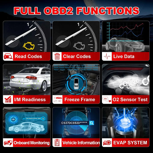 2026 LAUNCH Creader Elite CR300 Universal Car Diagnosis OBD2 Scanner Engine Error Code Reader