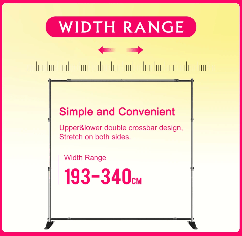 SH Double-Crossbar Backdrop Background Stand Frame Support System For Photography Photo Studio Video Muslin Green Screen