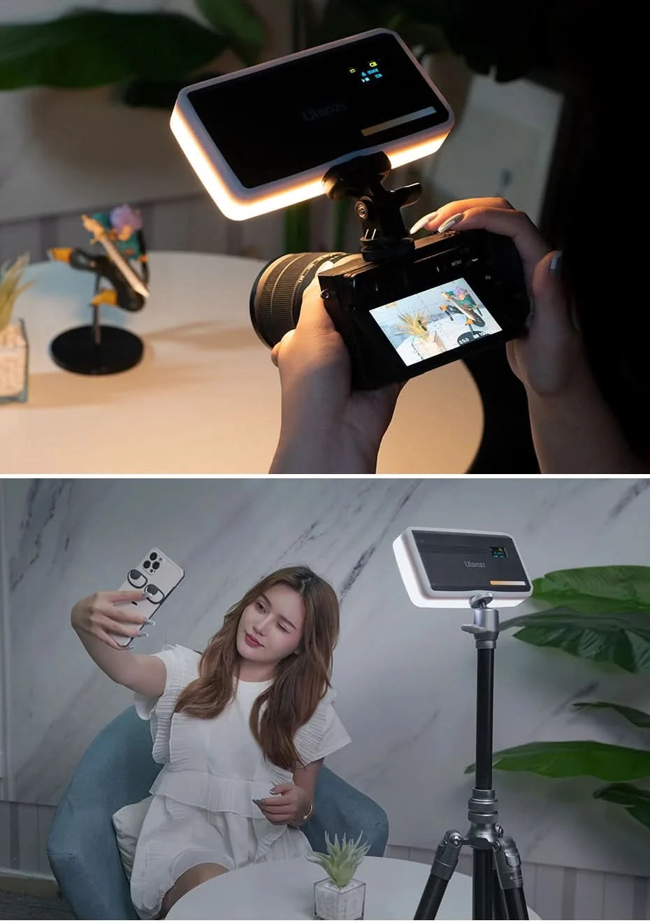 Ulanzi VIJIM VL81 VL200 3200k-5600K Dimmbare Mini-LED-Videoleuchte für Smartphone-SLR-Kameras, wiederaufladbar, Vlog, 3000mAh, Aufhelllicht