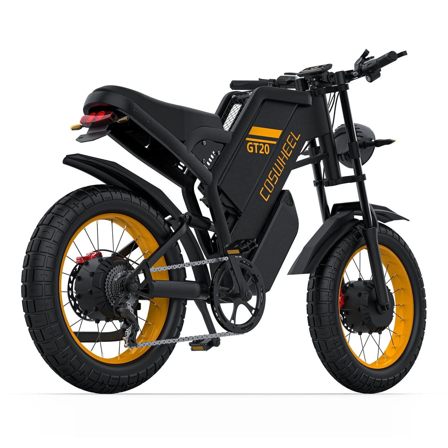 COSWHEEL GT20 PRO E-Bike Elektrofahrrad 48V 3000W Leistungsstarker Doppelmotor 40AH Doppelakku Elektromotorrad Mountain Dirt Bike