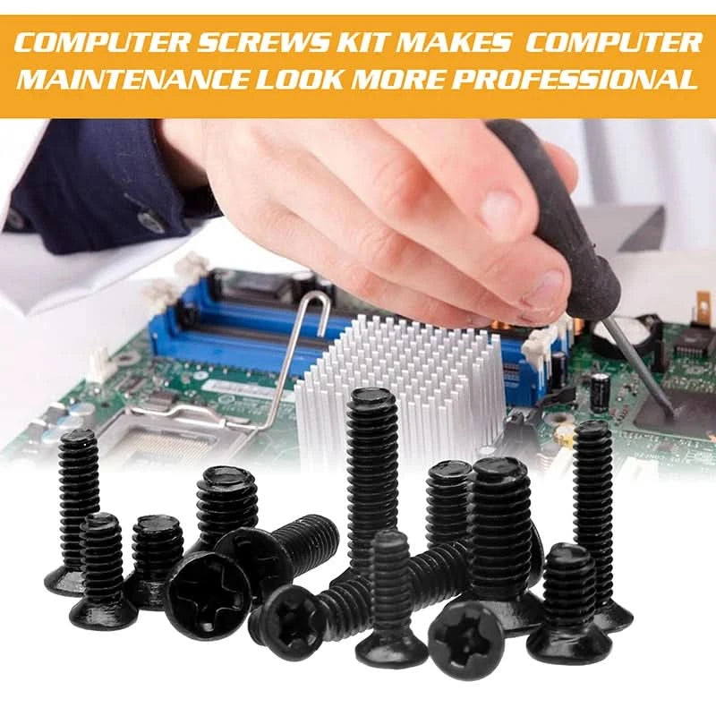 300/360Pcs M2 M2.5 M3 KM Screw Flat Head Phillips Screws Laptop Notebook Screws Set Kit For Computer Notebook Small Screw Kit