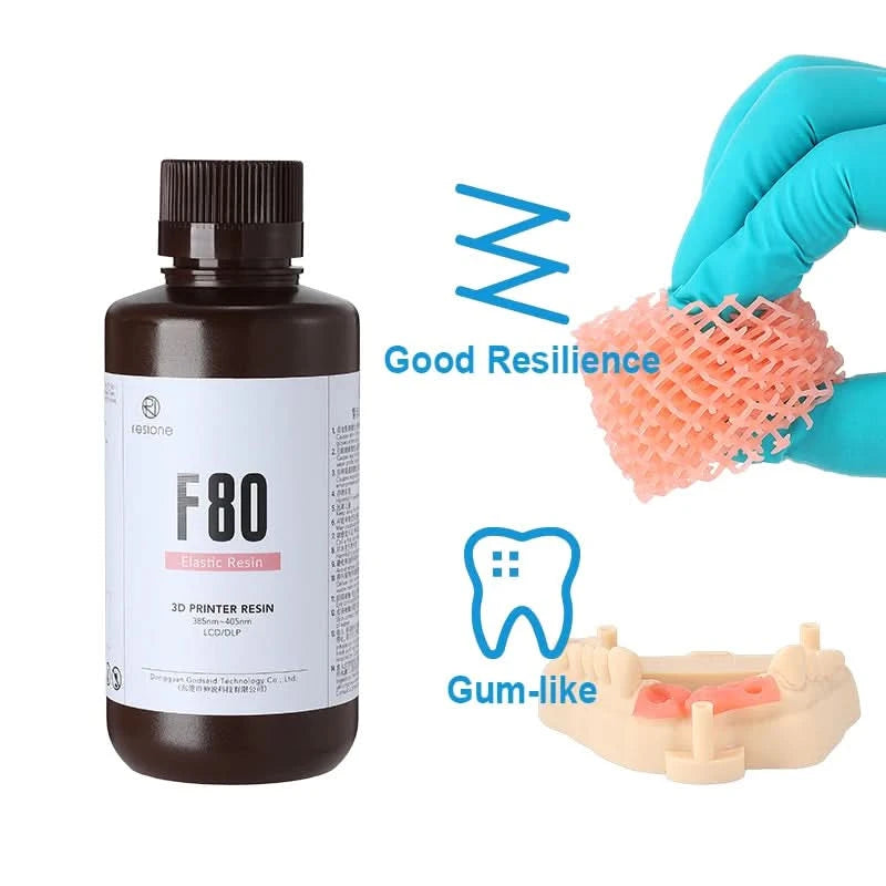 Resione Elastic Model Dentalharz Gießharz für 3D-Drucker für Elegoo Anycubic Harz 405nm UV Harz 3D-Drucker