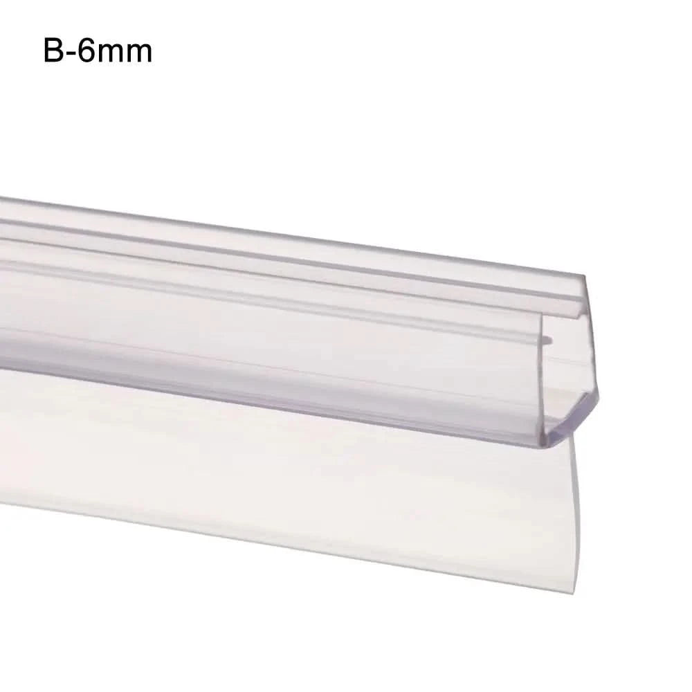 Bath Shower Screen Door Seal Strip 4 to 12mm Seal Gap Window Door Weatherstrip Door Protective Strip Bathroom Hardware