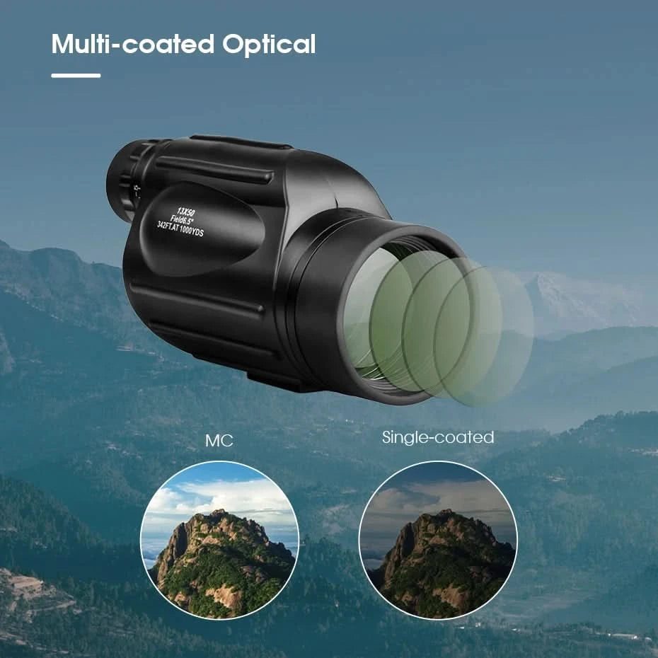 Svbony Telescope SV49 13x50 Monocular Powerful,Professional Monoculars,Waterproof,camping Equipment,for travel and hunting