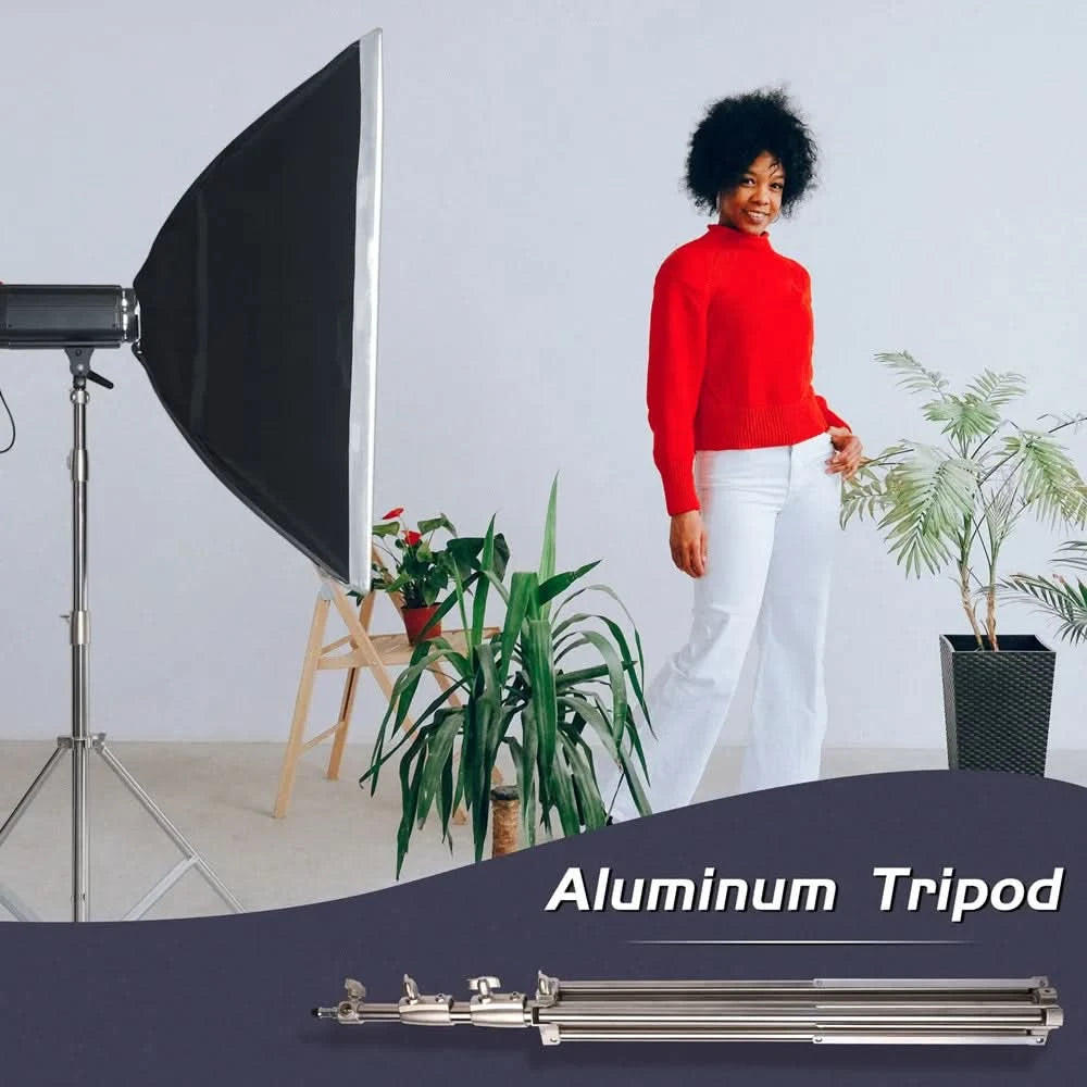 2/2.8M Stainless Steel Aluminum Alloy Tripod Foldable Light Stand Tripod Photography C-Stand For Spot Light Softbox Photo Studio